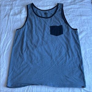 Quiksilver Blue Tank Top with Pocket